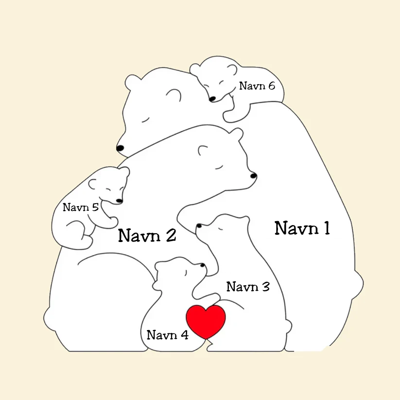 Bjørnefamilie – Personlige navne