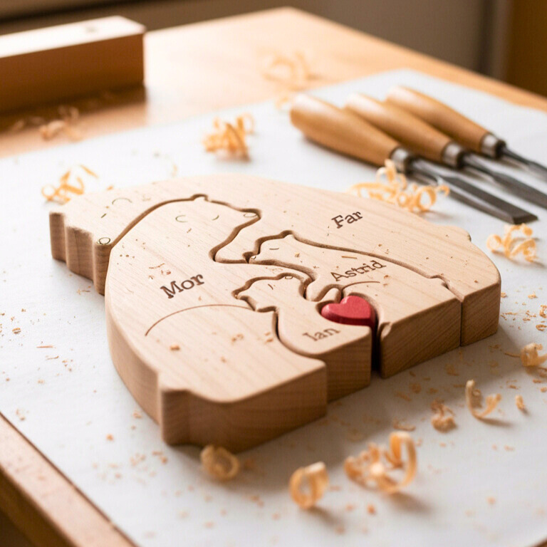 Bjørnefamilie – Personlig gave til dem du elsker