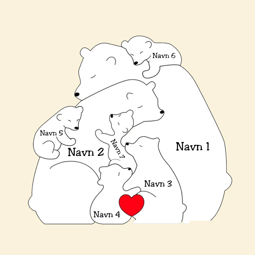 Bjørnefamilie – Personlige navne