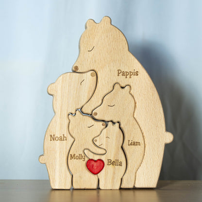 Bjørnefamilie - Én Forælder