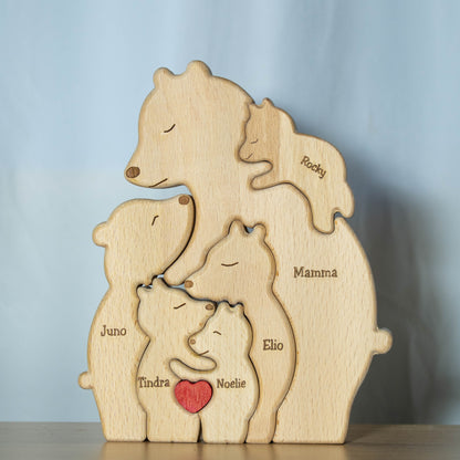 Bjørnefamilie - Én Forælder