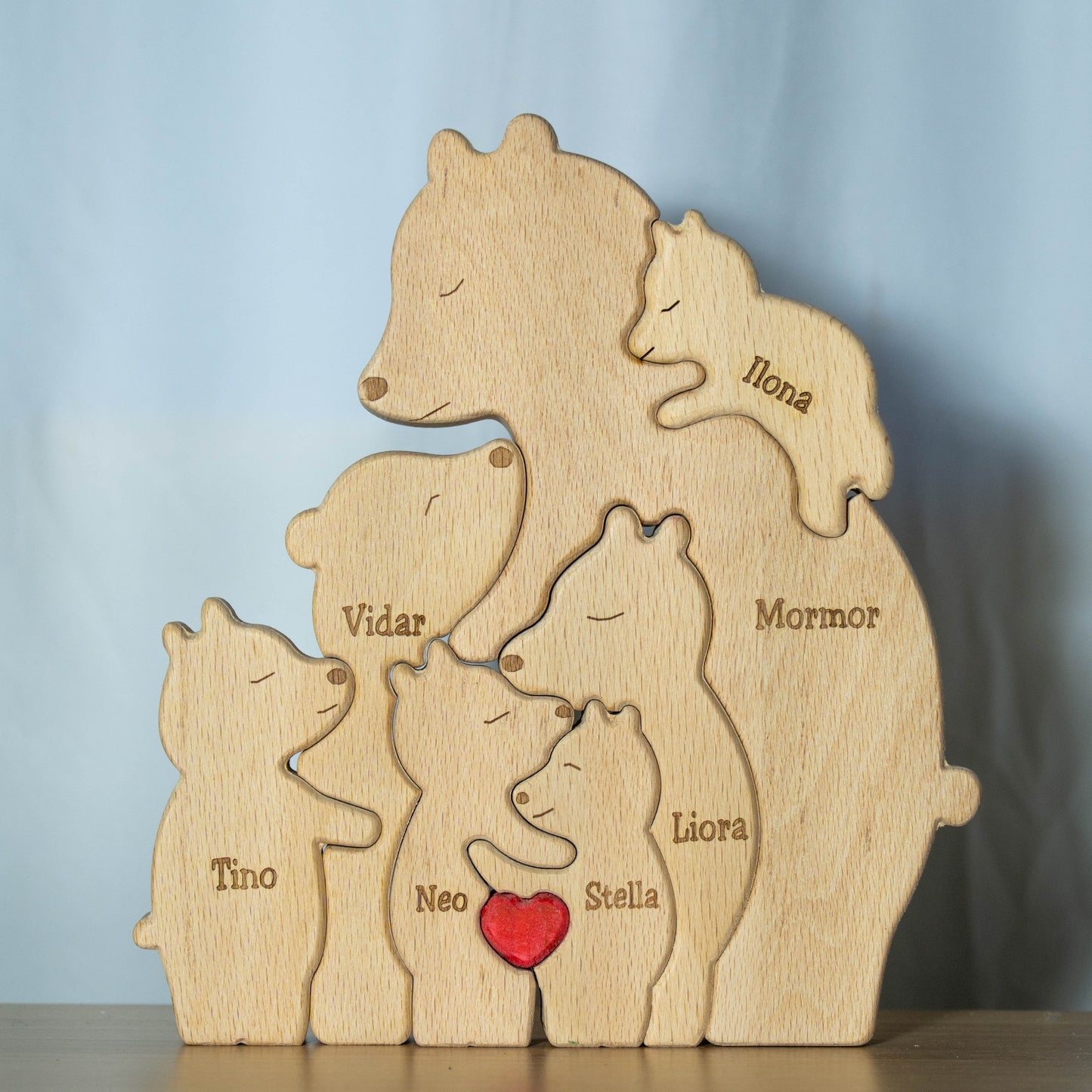 Bjørnefamilie - Én Forælder