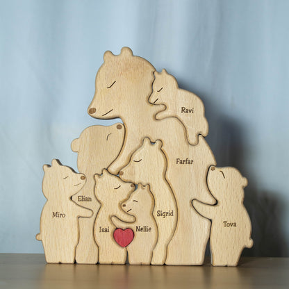 Bjørnefamilie - Én Forælder