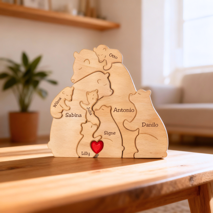 Bjørnefamilie – Personlig gave til dem du elsker